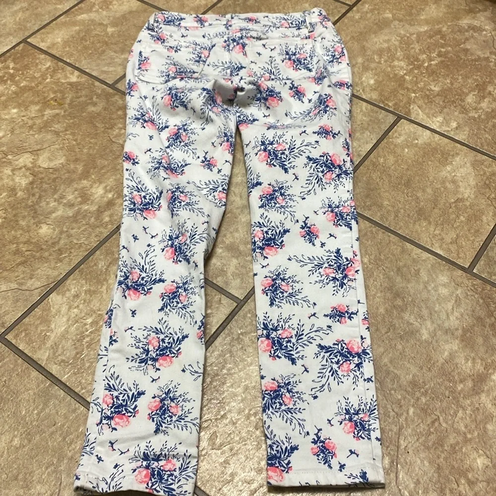 Girl’s Old Navy Rockstar size 10 Floral Jeggings Casual Denim Back to  School